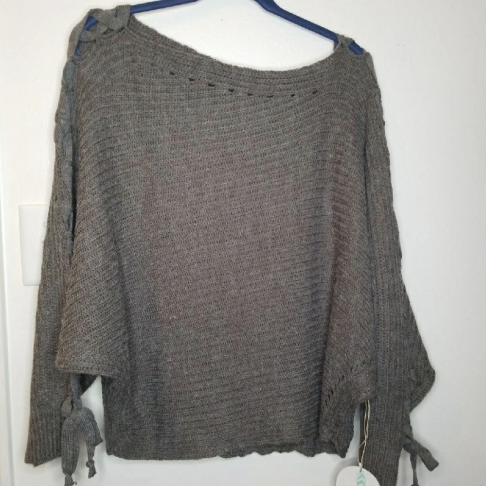 off the shoulder sweater